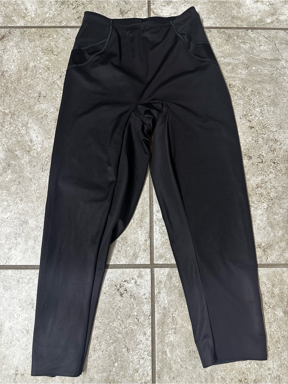 Miraclesuit Black High-Rise Sculpting Leggings - small